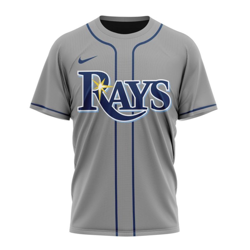 Personalized Tampa Bay Rays Road Kits 2024 AOP T Shirt 1