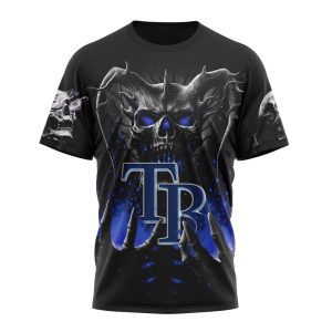 Personalized Tampa Bay Rays Skull Death All Over Print T-Shirt