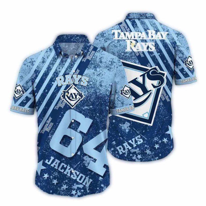 Personalized Tampa Bay Rays Star Hawaiian Shirt 1