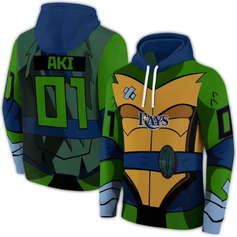 Personalized Tampa Bay Rays Superhero Armor AOP Hoodie 1