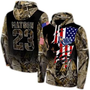 Personalized Tampa Bay Rays Tree Camo All Over Print Hoodie