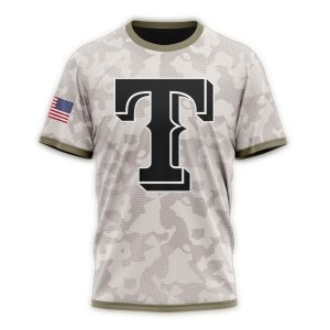 Personalized Texas Rangers Armed Forces Day All-Over Print T-Shirt