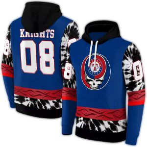 Personalized Texas Rangers Grateful Dead Vibes All-Over Print Hoodie