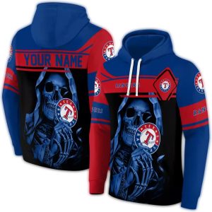 Personalized Texas Rangers Grim Reaper All-Over Print Hoodie