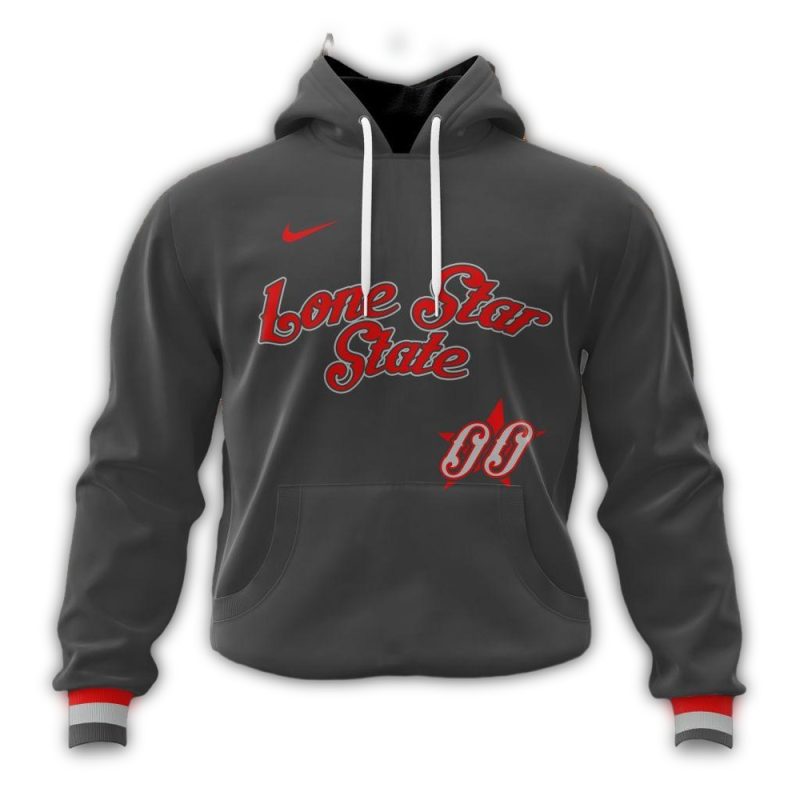 Personalized Texas Rangers Lone Star State AOP Hoodie 1