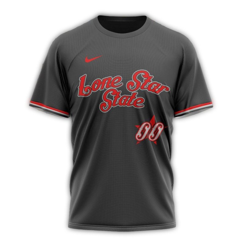 Personalized Texas Rangers Lone Star State AOP T Shirt 1