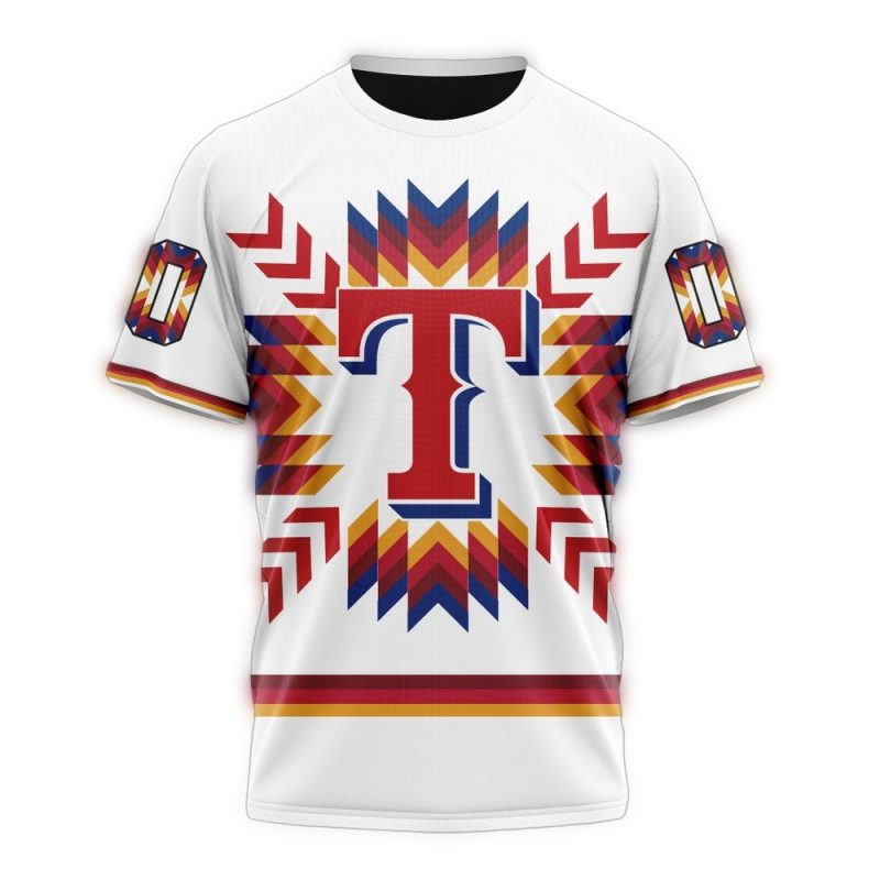 Personalized Texas Rangers Native AOP T Shirt 1