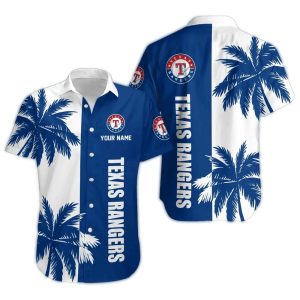 Custom Texas Rangers Hawaiian Shirt - Palm Coast Style For Fans