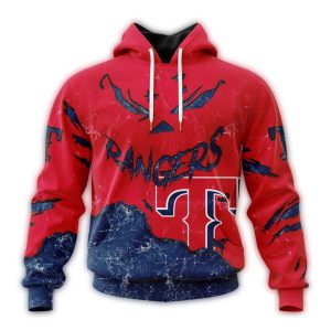 Personalized Texas Rangers Special Jack O Lantern Halloween All-Over Print Hoodie