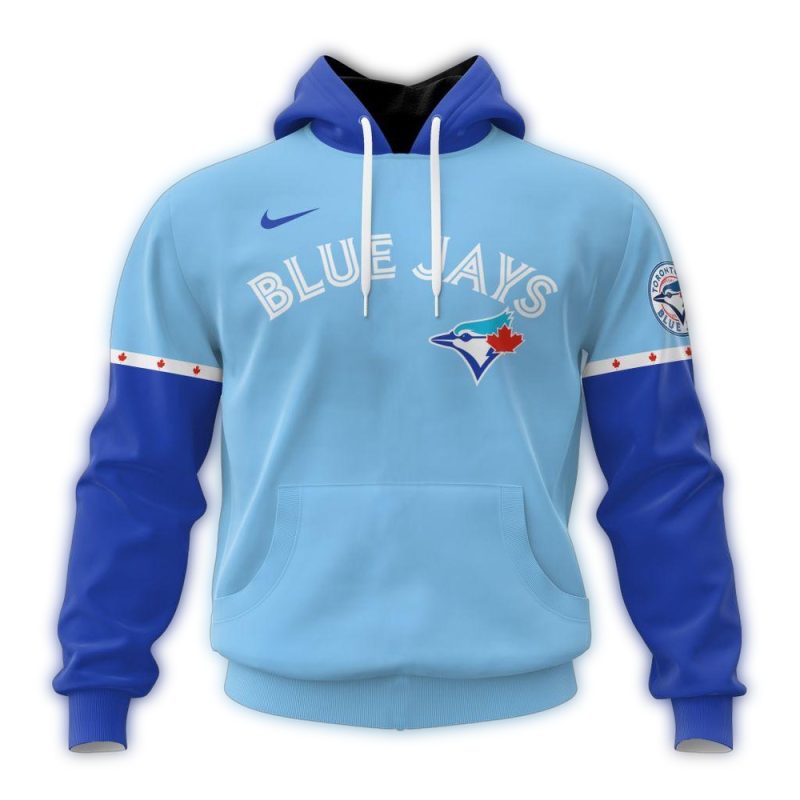 Personalized Toronto Blue Jays Alternate AOP Hoodie 1