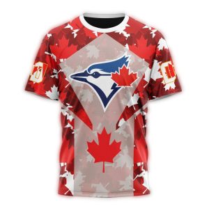 Personalized Canada Day Toronto Blue Jays All Over Print T-Shirt