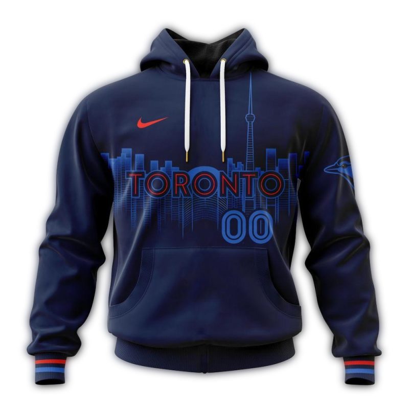 Personalized Toronto Blue Jays City 2024 Connect AOP Hoodie 1