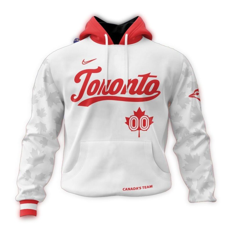 Personalized Toronto Blue Jays City Connect White AOP Hoodie 1