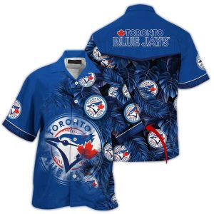 Custom Toronto Blue Jays Floral Summer Hawaiian Shirt For Fans
