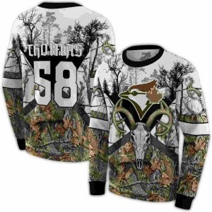 Personalized Toronto Blue Jays Forest Silhouette All Over Print Sweatshirt