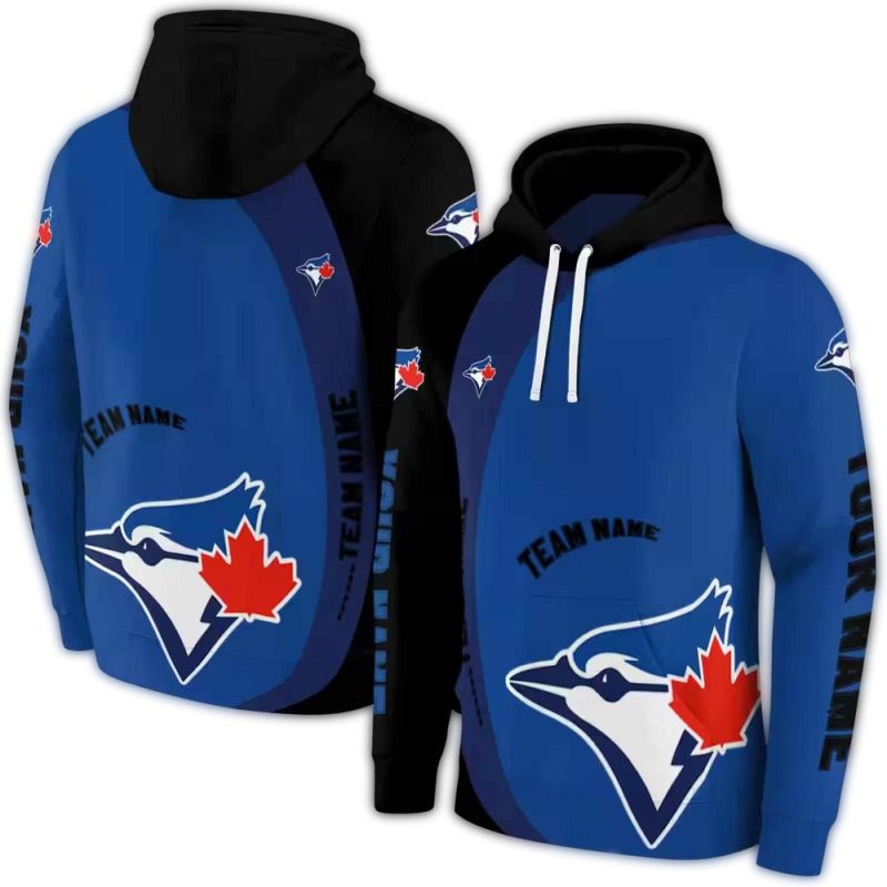 Personalized Toronto Blue Jays Minimalist AOP Hoodie 1