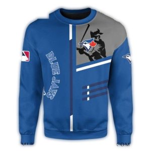 Personalized Toronto Blue Jays Stripe Baseball Ugly Sweater