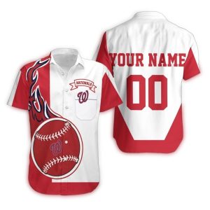 Custom Washington Nationals Fireball Hawaiian Shirt For Fans
