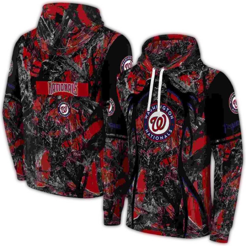 Personalized Washington Nationals Hunting Theme All over Print Hoodie 1