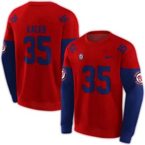 Custom Washington Nationals Minimalist All-Over Print Sweatshirt
