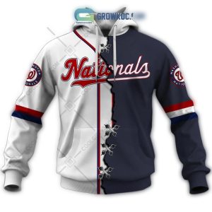 Custom Washington Nationals All-Over Print Hoodie - Personalized Jersey Design
