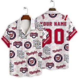 Personalized Washington Nationals Tropic Heat Hawaiian Shirt For Fans