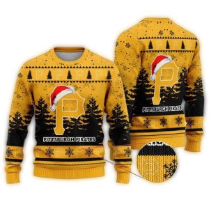 Personalized Pittsburgh Pirates Logo Ugly Sweater - Christmas Sweatshirt