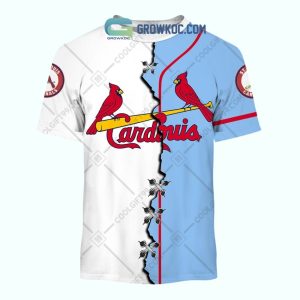 Custom St Louis Cardinals All-Over Print T-Shirt with Personalized Number