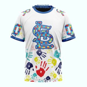 Personalized St Louis Cardinals Autism Awareness All-Over Print T-Shirt