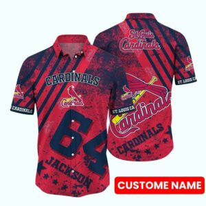 Personalized St Louis Cardinals Vintage Baseball Hawaiian Shirt – Unisex Graphic Tee