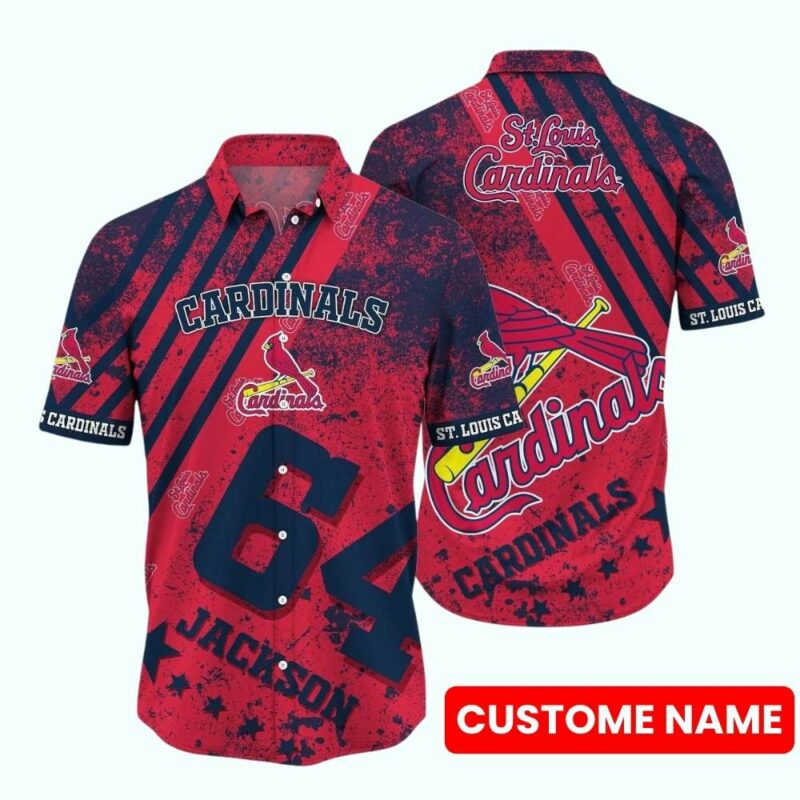 Personalized St Louis Cardinals Vintage Baseball Hawaiian Shirt – Unisex Graphic Tee