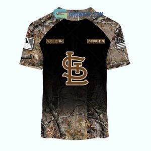 Personalized St Louis Cardinals Camouflage All Over Print T-Shirt
