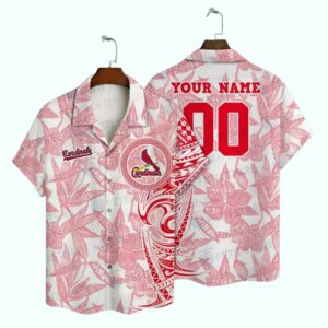 Personalized St Louis Cardinals Tribal Bloom Hawaiian Shirt – Unisex Graphic Tee