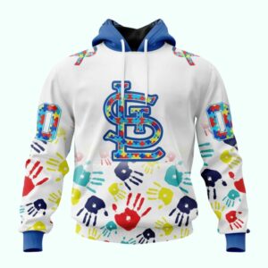 St. Louis Cardinals Autism Awareness Graphic Hoodie – Personalized Unisex Sweatshirt