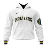 Personalized and number milwaukee brewers baseball white 3d hoodie 2.jpg