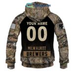 Personalized and number milwaukee brewers hunting camouflage 3d hoodie 3.jpg
