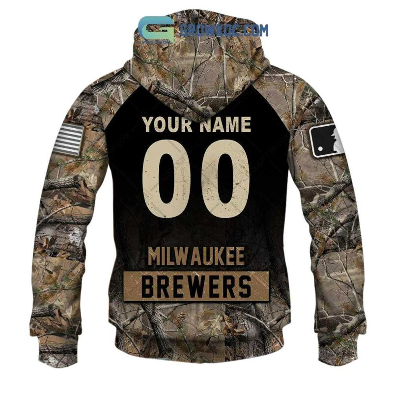 Personalized and number milwaukee brewers hunting camouflage 3d hoodie 3.jpg