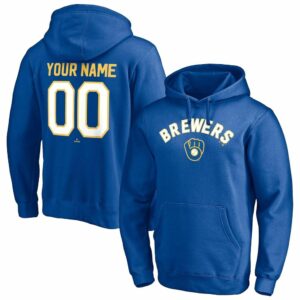 Personalized and number milwaukee brewers royal logo 3d hoodie 1.jpg