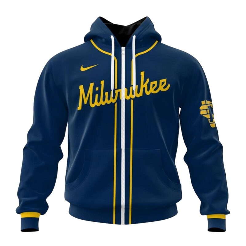 Personalized and number milwaukee brewers stripes navy 3d hoodie 2.jpg