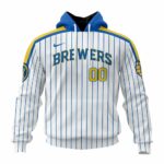 Personalized and number milwaukee brewers stripes white and blue 3d hoodie 1.jpg