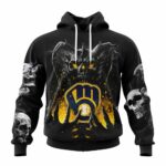 Personalized and number skull death hold milwaukee brewers 3d hoodie 1.jpg