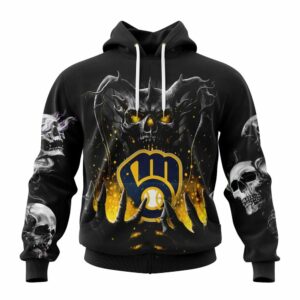 Personalized and number skull death hold milwaukee brewers 3d hoodie 1.jpg