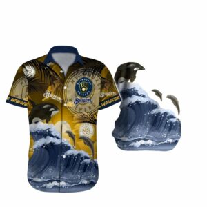 Personalized milwaukee brewers dolphin beach tropical hawaiian shirt 1.jpg