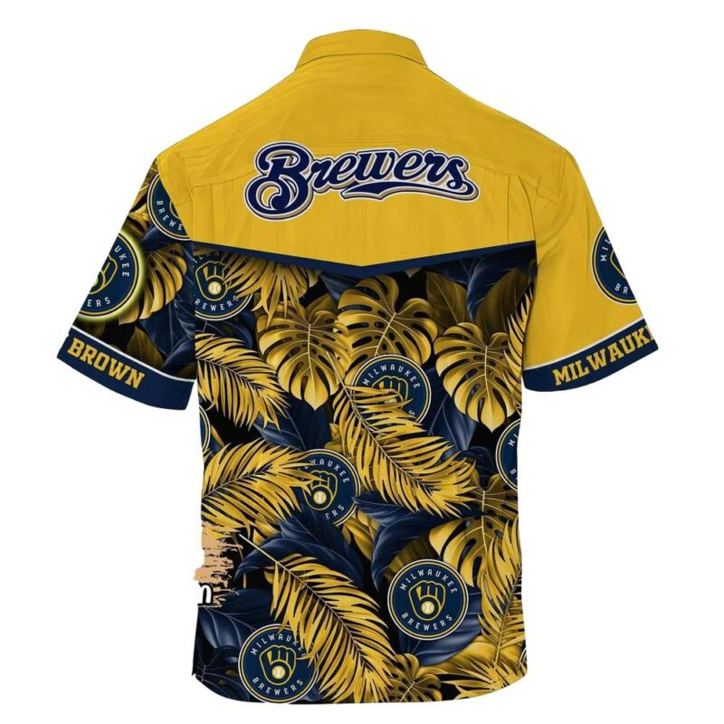 Personalized milwaukee brewers floral tropical hawaiian shirt 3.jpg