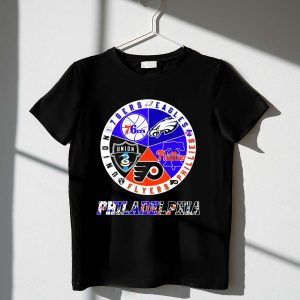 Philadelphia Sports Teams T-Shirt – 76ers, Eagles, Phillies, Flyers, Union Gear