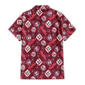 Philadelphia Phillies Hawaiian Shirt - Fantastic Flock Design