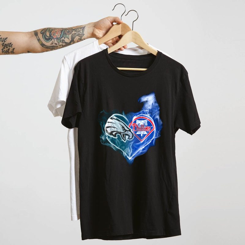 Philadelphia Eagles Phillies Heart T-Shirt – Ultimate Fan Apparel - Image 4