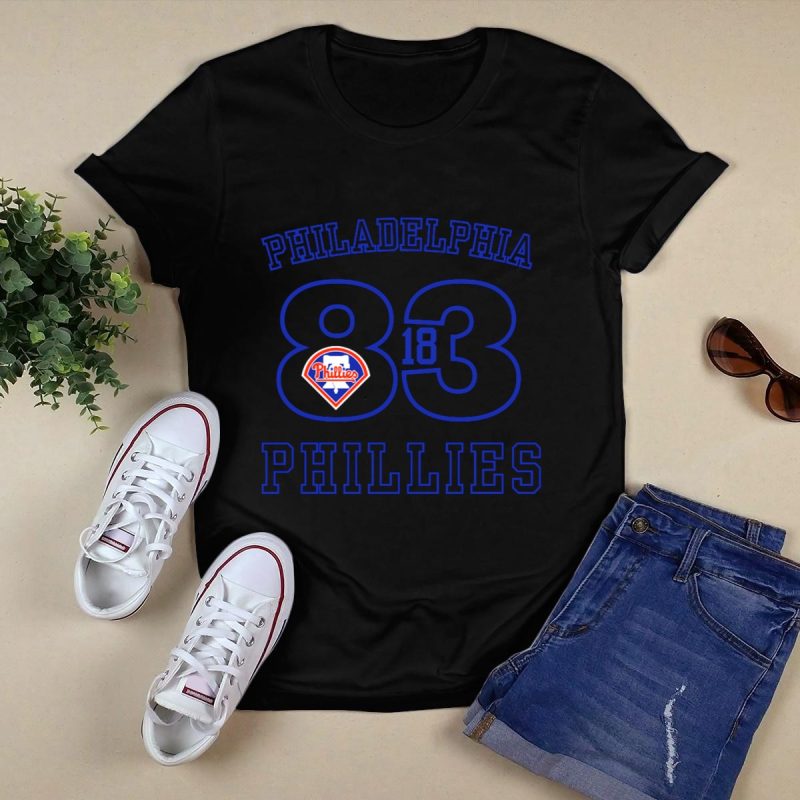 Vintage Philadelphia Phillies 1883 Team Logo T-Shirt for Baseball Fans - Image 5