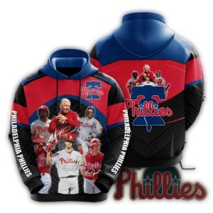 Philadelphia Phillies All Over Print Player Signature Hoodie