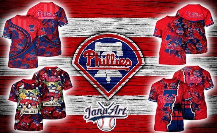 Philadelphia Phillies All Over Print T Shirt